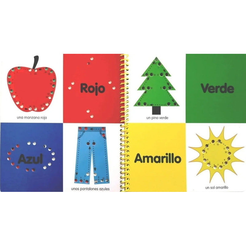 Números, Formas Y Colores Aprende Y Enlaza