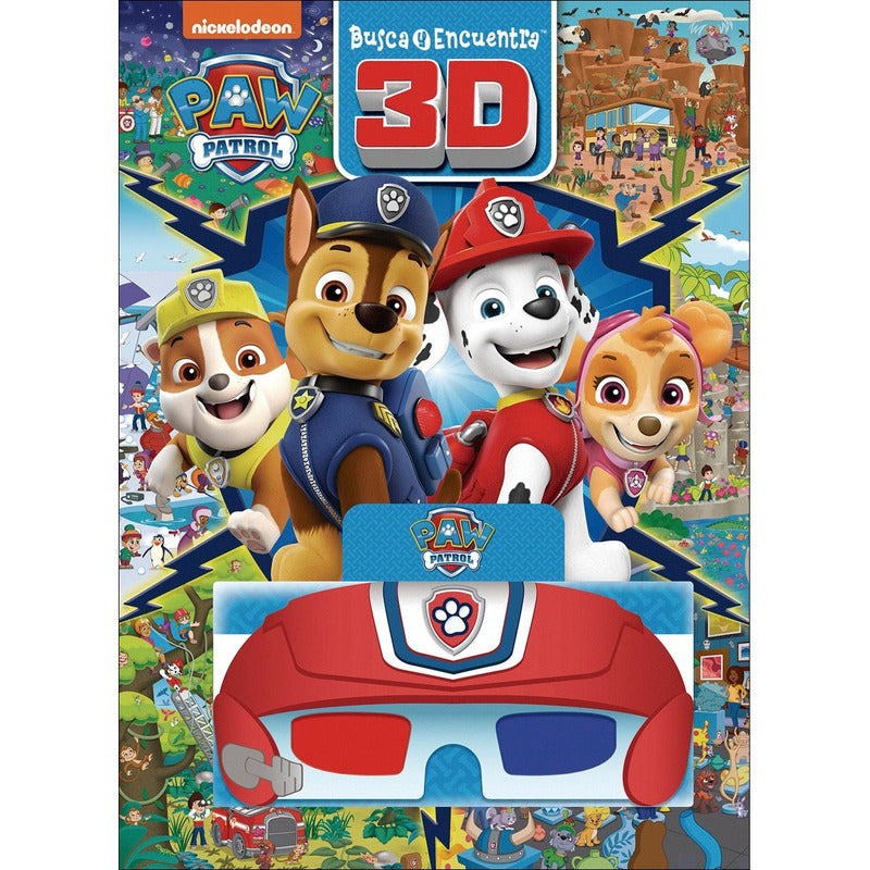 Paw Patrol Busca Y Encuentra 3d (tapa Dura) / Nickelodeon
