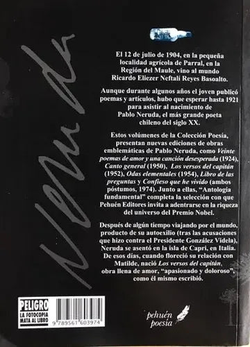 Los Versos Del Capitán / Pablo Neruda