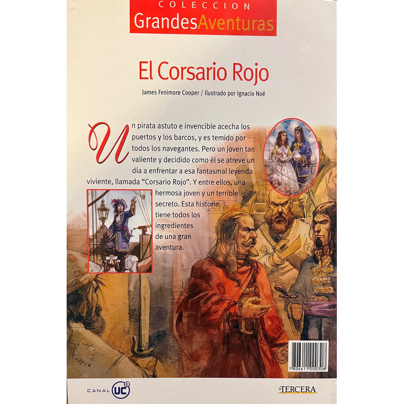 El Corsario Rojo (ilustrado) / James Fenimore Cooper