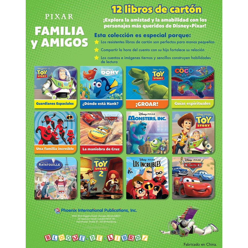 Pixar Amigos Y Familia (tapa Dura) / Disney