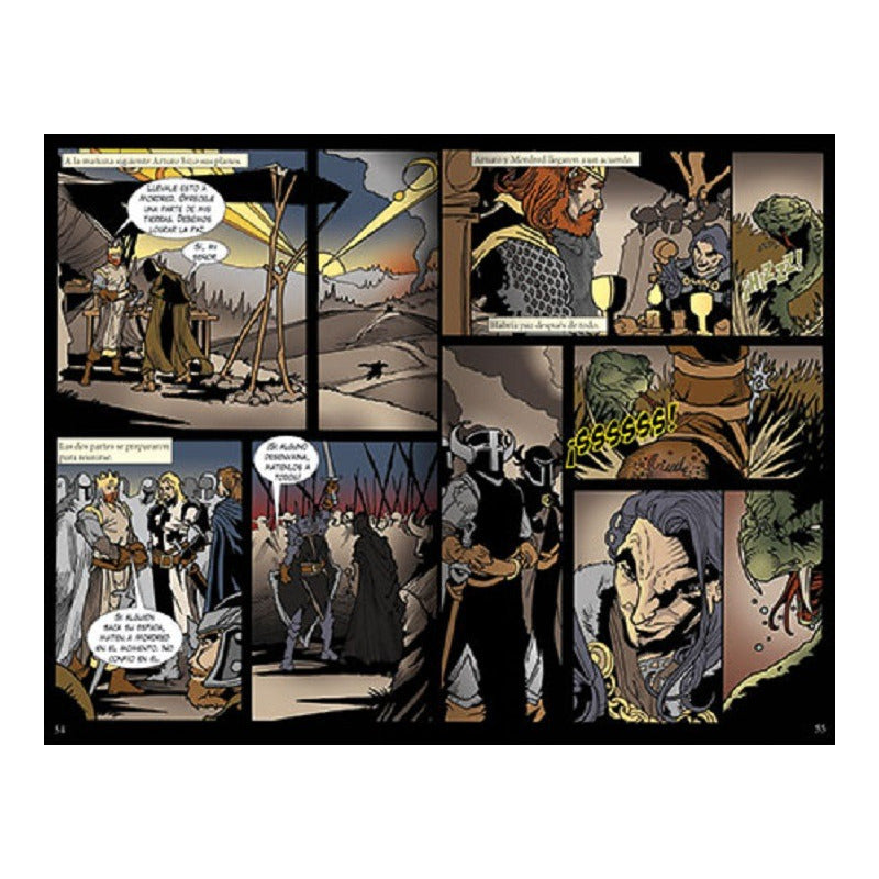 El Rey Arturo Y Los Caballeros De La Mesa Redonda (grafica)