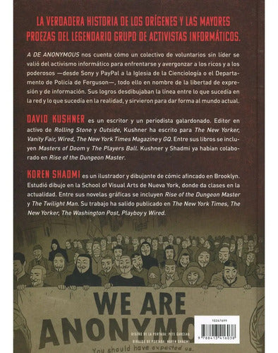 A De Anonymous (novela Gráfica) / Kushner Y Shadmi