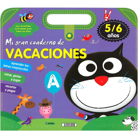 Mi Gran Cuaderno De Vacaciones 5/6 Años / Servilibro