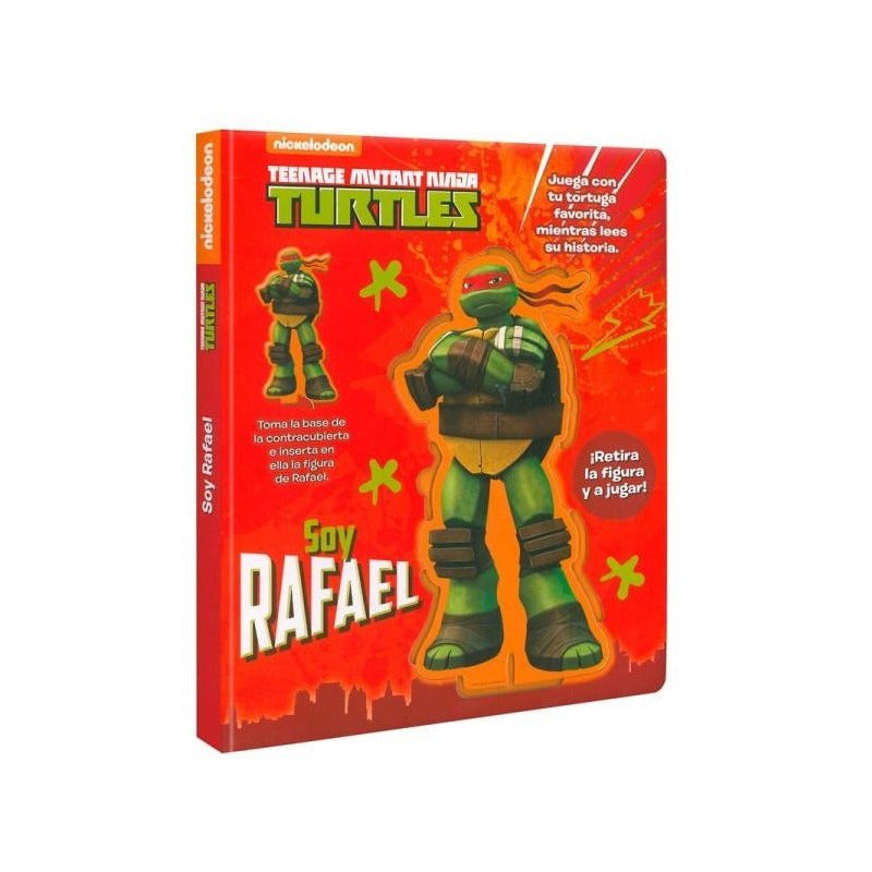 Turtles Ninja Soy Rafael Libro + Figura Base / Lexus
