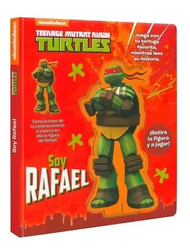 Turtles Ninja Soy Rafael Libro + Figura Base / Lexus