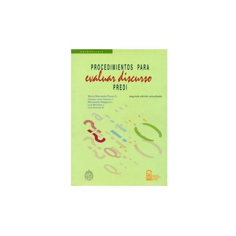Procedimientos Evaluar Discurso Predi / M Mercedes Pavez