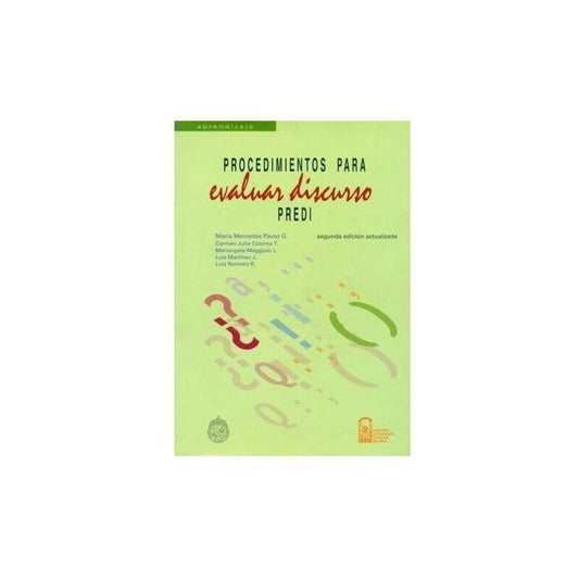 Procedimientos Evaluar Discurso Predi / M Mercedes Pavez