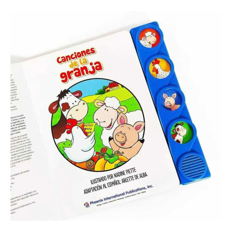 Canciones De La Granja (libro Con Sonidos Tapa Dura)