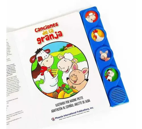 Canciones De La Granja (libro Con Sonidos Tapa Dura)