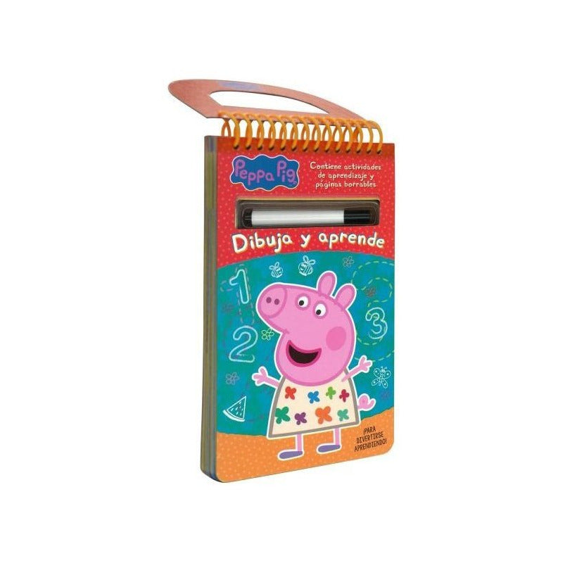 Peppa Pig Dibuja Y Aprende + Plumon / Lexus