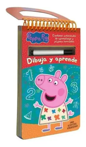 Peppa Pig Dibuja Y Aprende + Plumon / Lexus