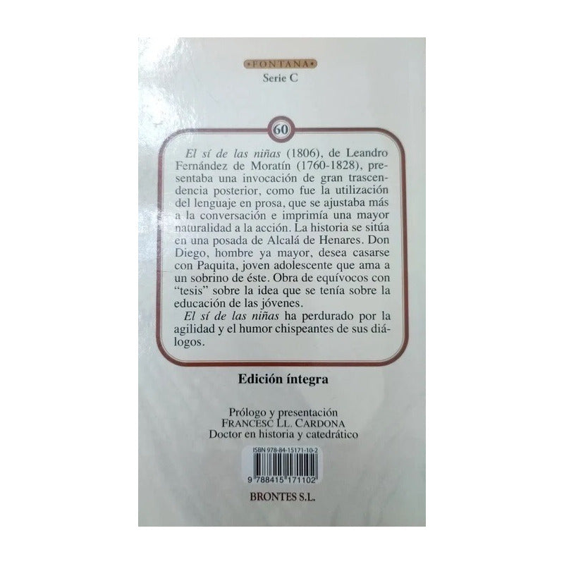 El Si De Las Niñas / Fernandez De Moratin