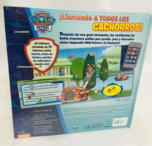 Paw Patrol Llamando A Todos Los Cachorros (incluye Telefono)