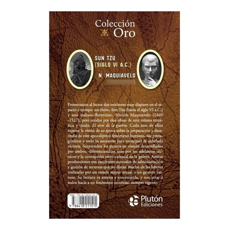 El Arte De La Guerra Según Sun Tzu Y Maquiavelo (tapa Dura)
