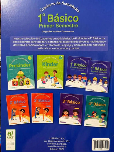 Cuaderno De Actividades Horizontal 1 Basico 1er Sem Sopena