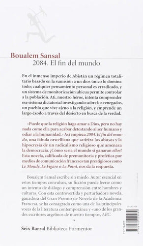 2084 El Fin Del Mundo / Boualem Sansal