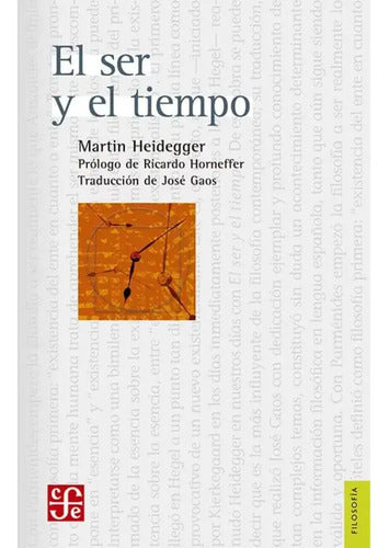El Ser Y El Tiempo / Martin Heidegger