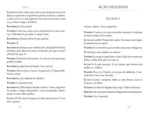 El Médico A Palos & El Enfermo Imaginario / Moliere