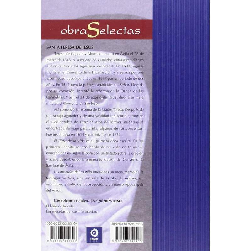 Obras Selectas (tapa Dura) / Santa Teresa De Jesús