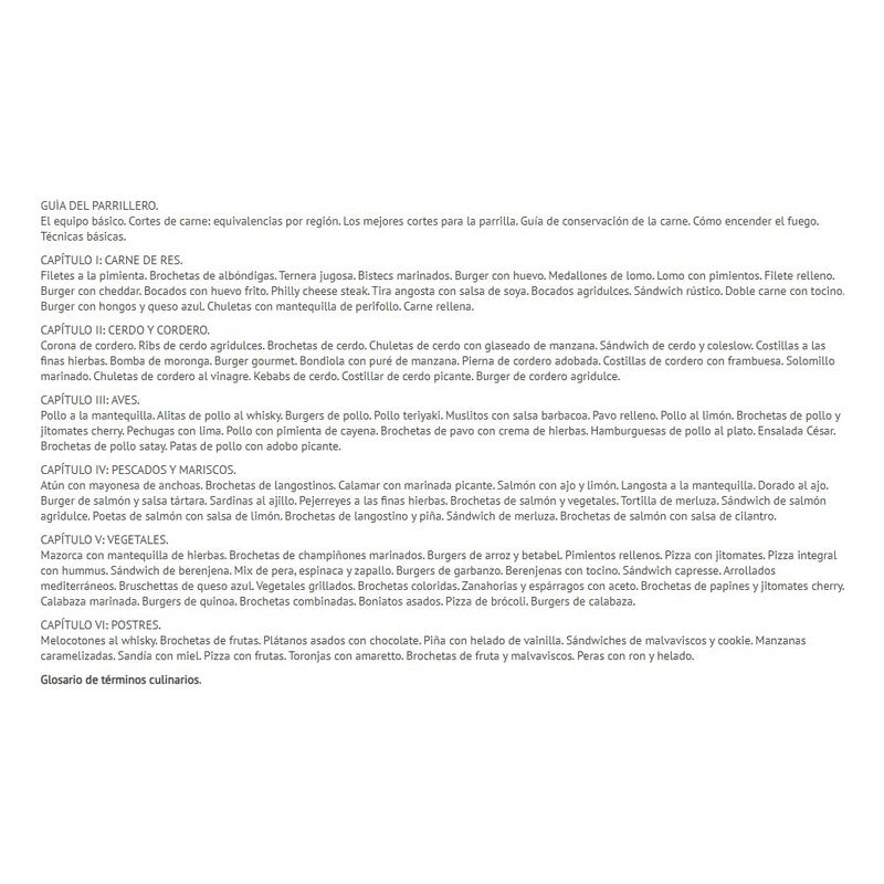 El Gran Libro De Las Parrilladas / Lexus