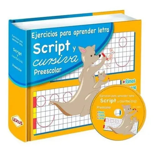 Script Y Cursiva Preescolar + Cd / Lexus