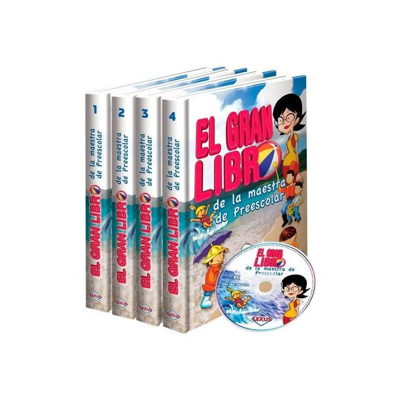 El Gran Libro De La Maestra De Preescolar 4 T. + Cd / Lexus