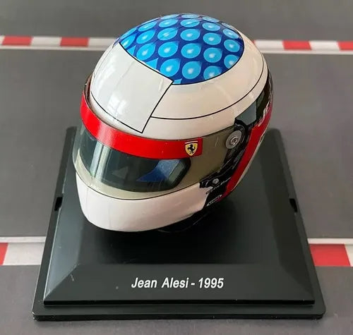 Casco Formula 1 Jean Alesi Ferrari F1 1995 Spark 1:5