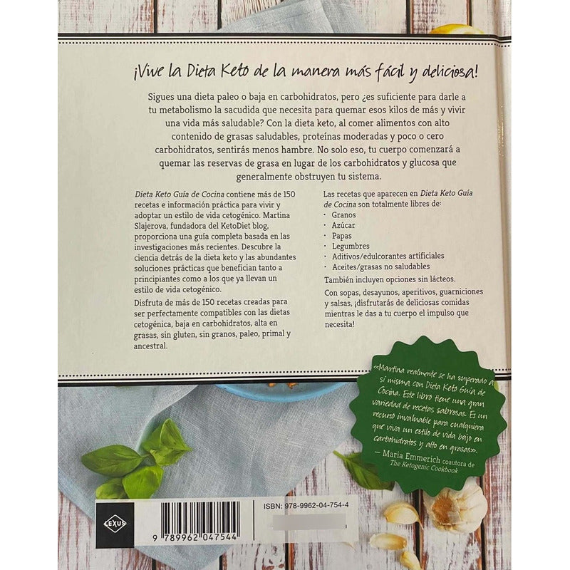 Dieta Keto Guia De Cocina (tapa Dura) / Martina Slajerova