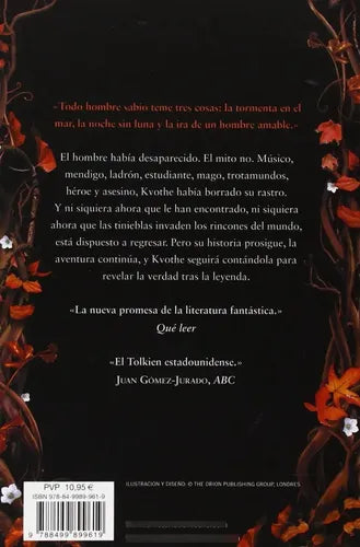 El Temor De Un Hombre Sabio / Patrick Rothfuss