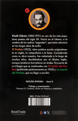 El Profeta & El Jardín Del Profeta / Khalil Gibrán