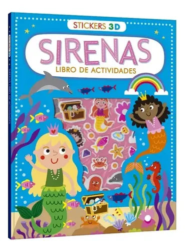 Sirenas Libro De Actividades Stickers 3d / Lexus
