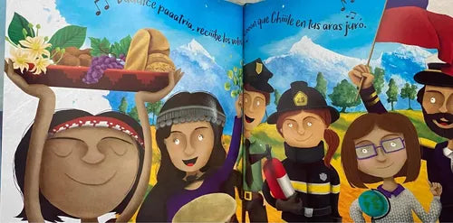 Puro Chile Himno De Chile Ilustrado Para Niños (tapa Dura)