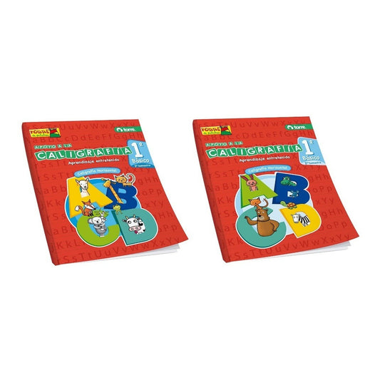 Pack Caligrafia Horizontal Torre De Palabras 1° 1 Y 2 Sem