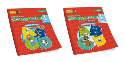 Pack Caligrafia Horizontal Torre De Palabras 1° 1 Y 2 Sem