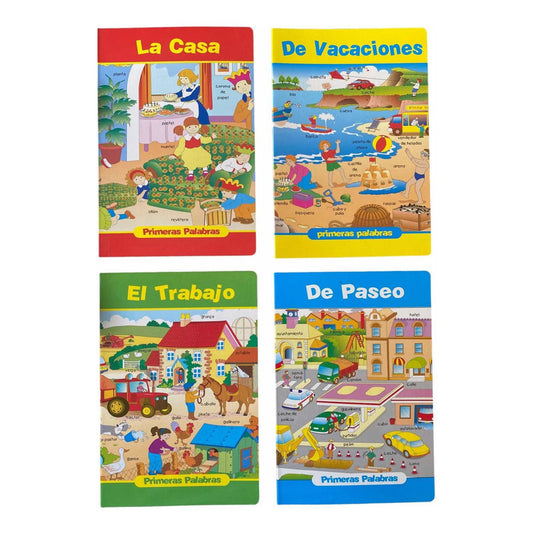 Pack Infantil Primeras Palabras 4 Libros Tapa Dura