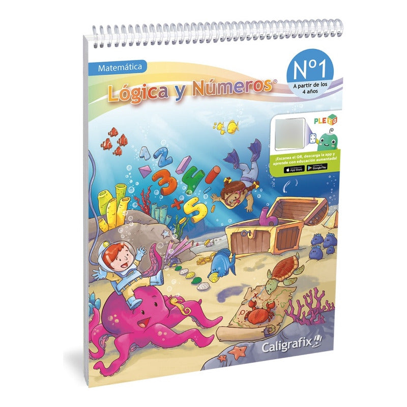 Pack Trazos Y Letras 1 Y Logica Y Numeros 1 / Caligrafix