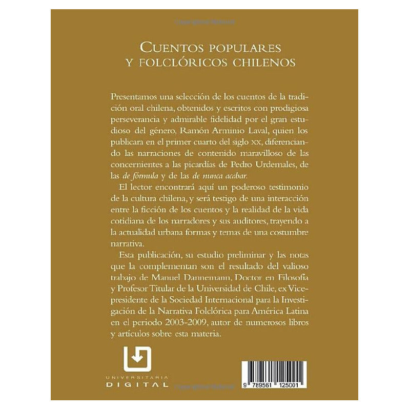 Cuentos Populares Y Folclóricos Chilenos / Ramón Laval