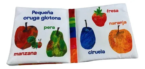 La Pequeña Oruga Glotona (tela, Sensorial) / Eric Cale