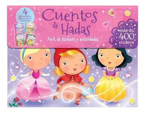 Cuentos De Hadas Stickers Actividades 4 Libritos / Lexus