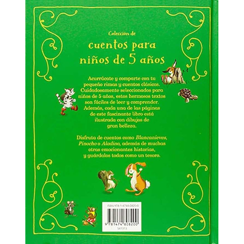 Cuentos Para Niños De 5 Años (tapa Dura)