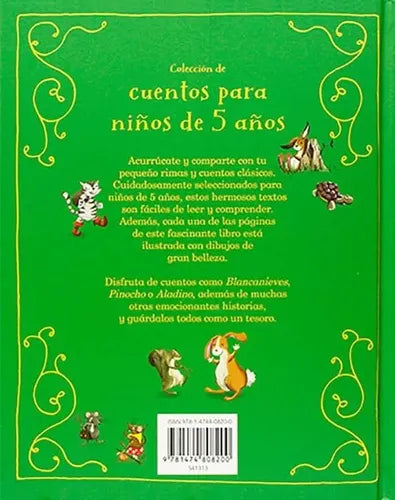 Cuentos Para Niños De 5 Años (tapa Dura)