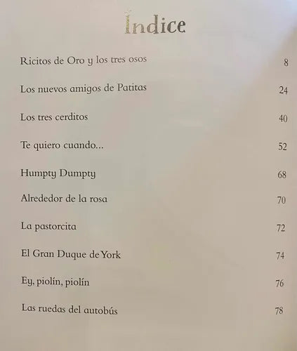 Cuentos Para Niños De 2 Años (tapa Dura)
