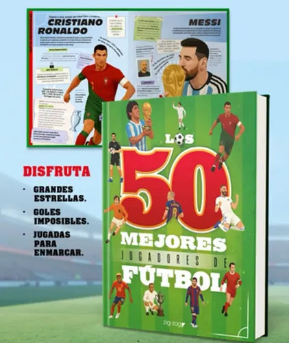 Los 50 Mejores Jugadores De Futbol (tapa Dura) / Zig-zag