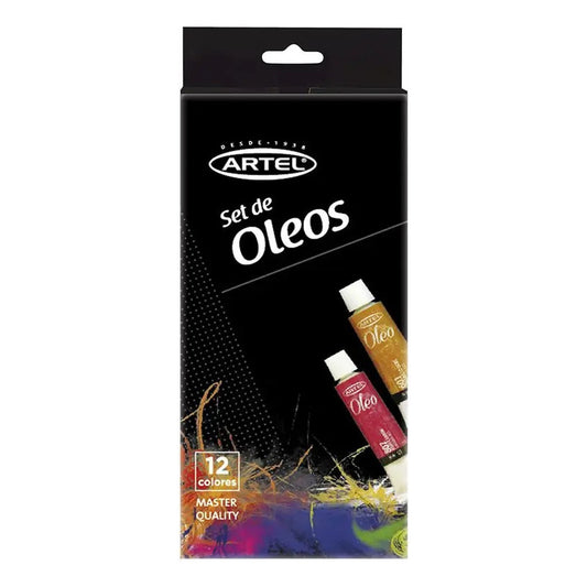 Set 12 Pintura Al Oleo Master Quality 12ml / Artel