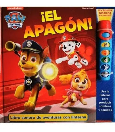 Paw Patrol El Apagon Libro Sonoro Con Linterna / Nickelodeon