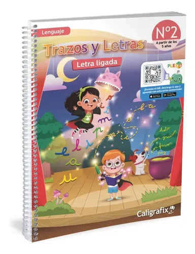 Trazos Y Letras N°2 Letra Ligada Pleiq / Caligrafix