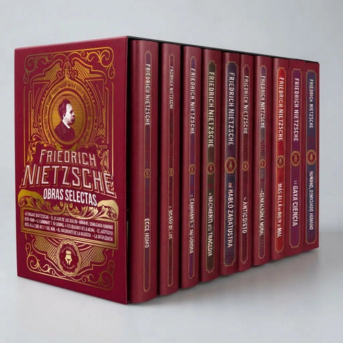 Estuche Obras Selectas (10 Tomos) / Friedrich Nietzche