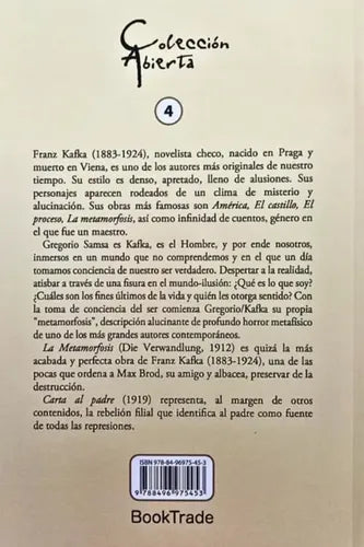 La Metamorfosis & Carta Al Padre / Franz Kafka