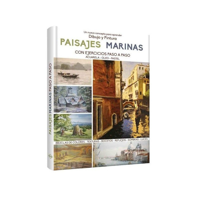 Paisajes Marinas Acuarela Óleo, Pastel Bocetos / Lexus